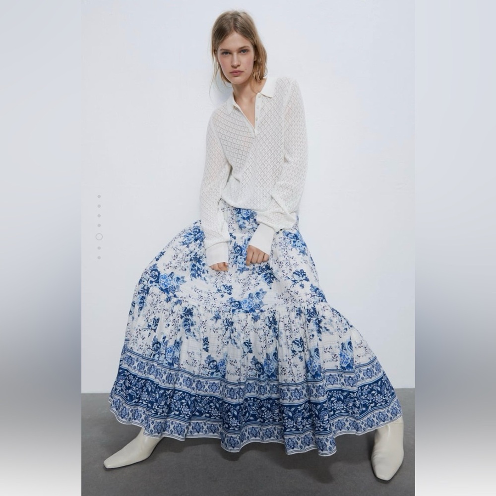 ZARA Voluminous MIDI Skirt